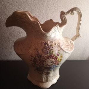 EXQUISITE 1970 Arnell Spatterware Ceramic 11" Decorative Pitcher.